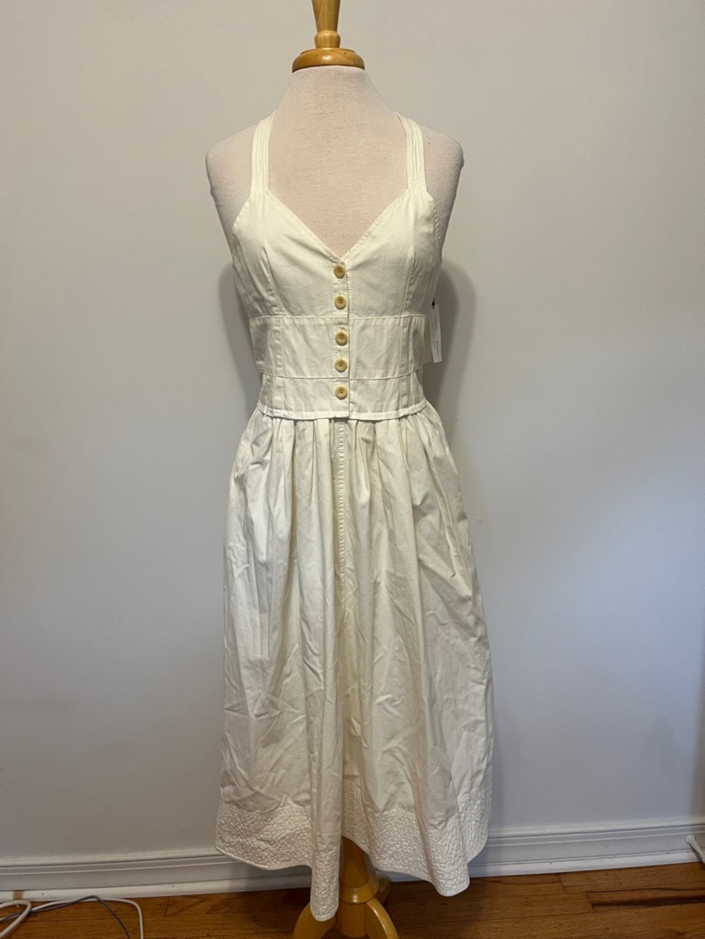 NWT Proenza Schouler White Label Sleeveless Cotton Midi Dress 2 Retail $495!